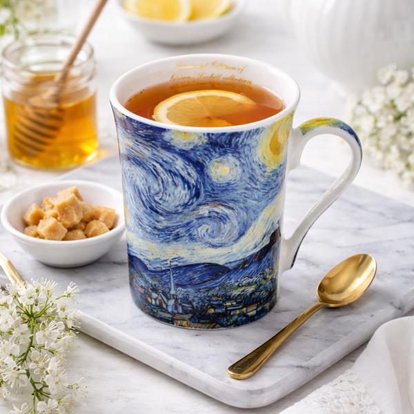 Vincent Van Gogh Starry Night Porcelain Mug Luxury Gift