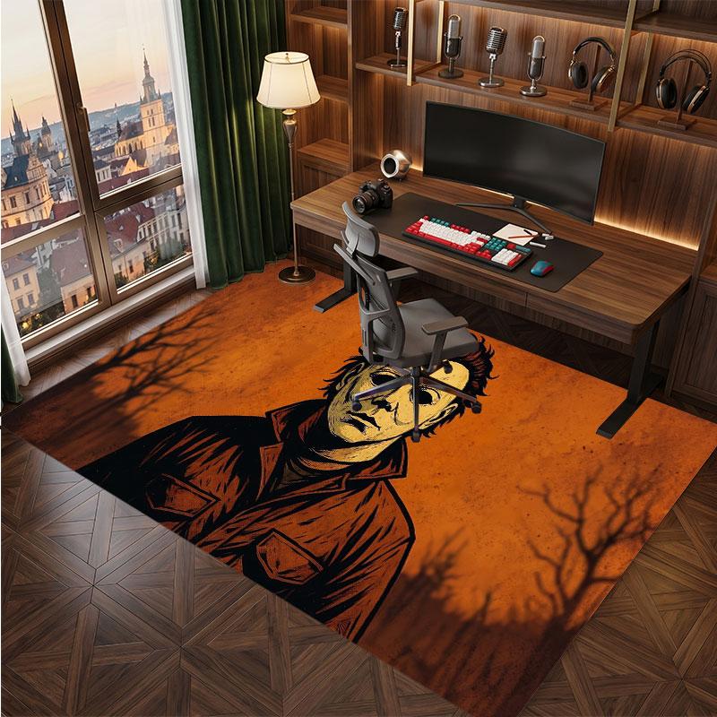 Halloween Michael Myers Rug Soft Thick Non Slip Floor Carpet for Bedroom Living Room Home Decor
