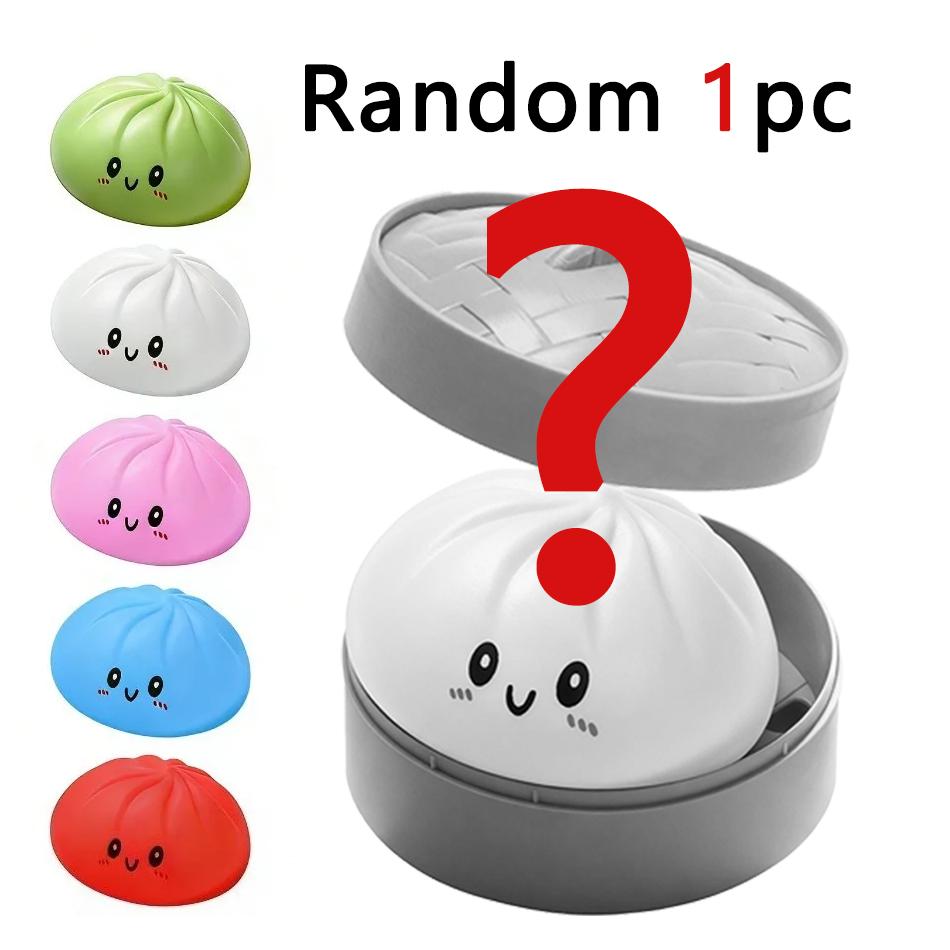 Toys Colorful Dumpling Squishes Stress Balls Reusable Low Rebound Decompression Dough Ball Unique Home Decor Gifts