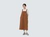Snow Peak Corduroy Overall Dress Size S Women's GS-S25WWFOP73, Brick,