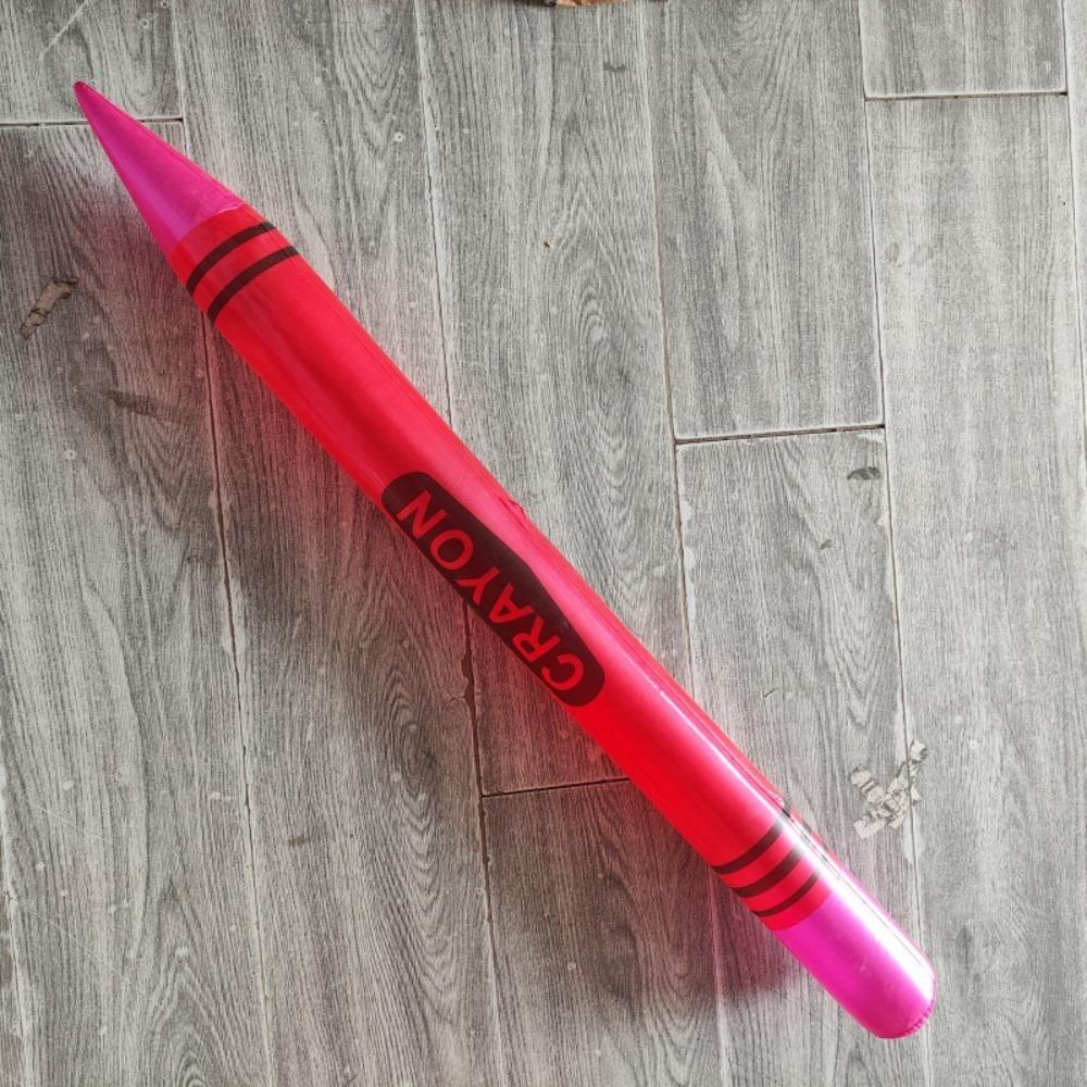 High Quality PVC Inflatable Pencil Jumbo Party Gift Neon Crayon Cute Lightweight Decorations Prop