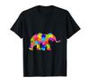 Elephant Jigsaw Autism Puzzle T-Shirt