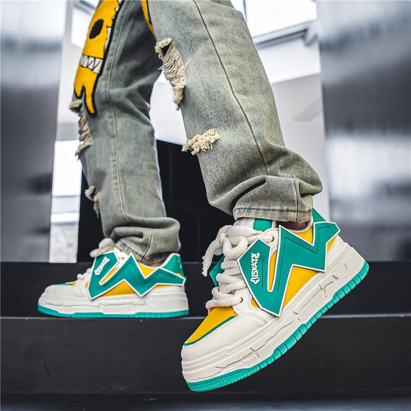 Обувь для скейтборда для меньшинств, повседневные спортивные студенческие мужские кроссовки, уличная прогулочная обувь для мужчин, мужские баскетбольные кроссовки в стиле панк