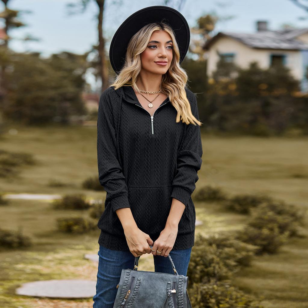 GMXIA Женская мода, повседневные однотонные свободные свитера с длинными рукавами, осень-зима с принтом