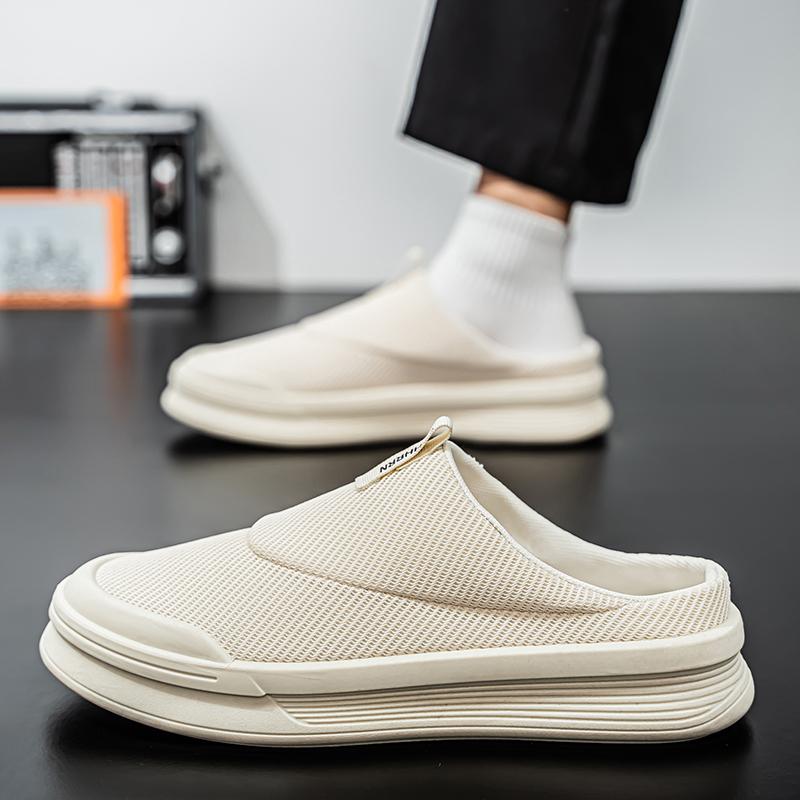 Модные мужские тапочки CYYTL, повседневная летняя уличная обувь, дышащие кроссовки, для ходьбы, для хайкинга, роскошные дизайнерские модные лоферы, домашние шлепанцы