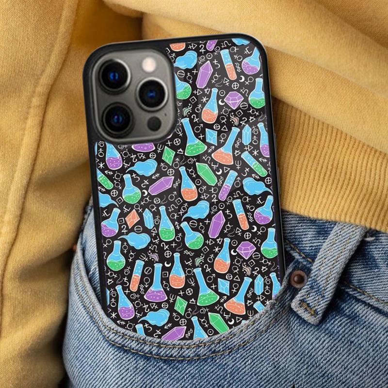 Fashion Biology Chemistry Soft Phone Case for iPhone 17 Air 16e Pro max 15 Pro 13 14 Plus 11 12 MagSafe Magnetic Coque