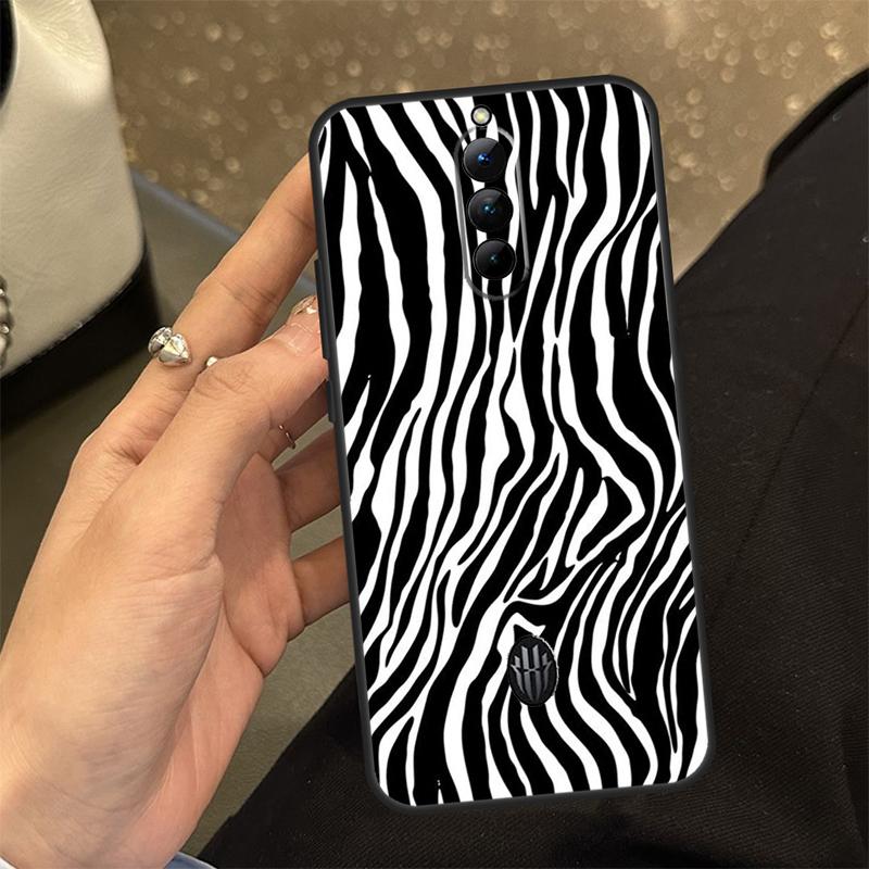 Чехол с принтом «Полосы зебры» для Nubia Red Magic 8 8S Pro Plus 6 7 8 Pro 6S 7S Pro 6R 5S 5G Мягкая защита Capa