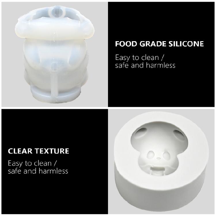 Силиконовые формы для выпечки Формы для конфет Панда Формы для шоколада Формы для мастики Панда Силиконовая текстура для торта Шоколада