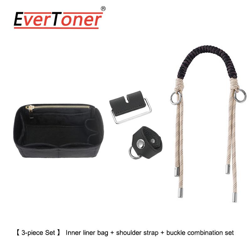 EverToner Модный Ручной Плетения Ремешок для Сумки-ланчбокса H, Модифицированная Пряжка/Внутренняя Подкладка, Универсальные Части Сумки, Аксессуары