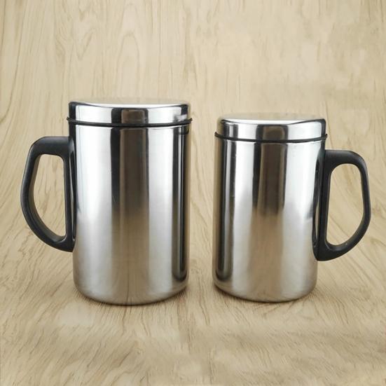 350/500 мл изоляционная чашка из нержавеющей стали, стальная кружка с двойными стенками, кружка для кофе, воды, пива, подарок