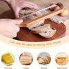 [Premium Bread Knife] Premium Wooden Bread Knife with Adjustable Blade | Ergonomic Handle for Even Slicing, Suitable for Artisanal Breads and Pastries