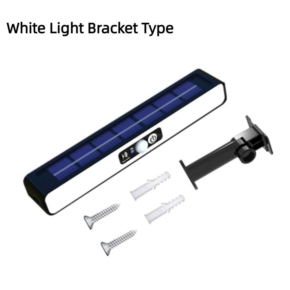 3 Light Modes Outdoor Courtyard Lamp Human Body Sensing LED Solar Light Solar Clip Light  Garden