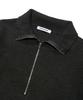 PRIMEMENT Wool Half-Zip Knit Black