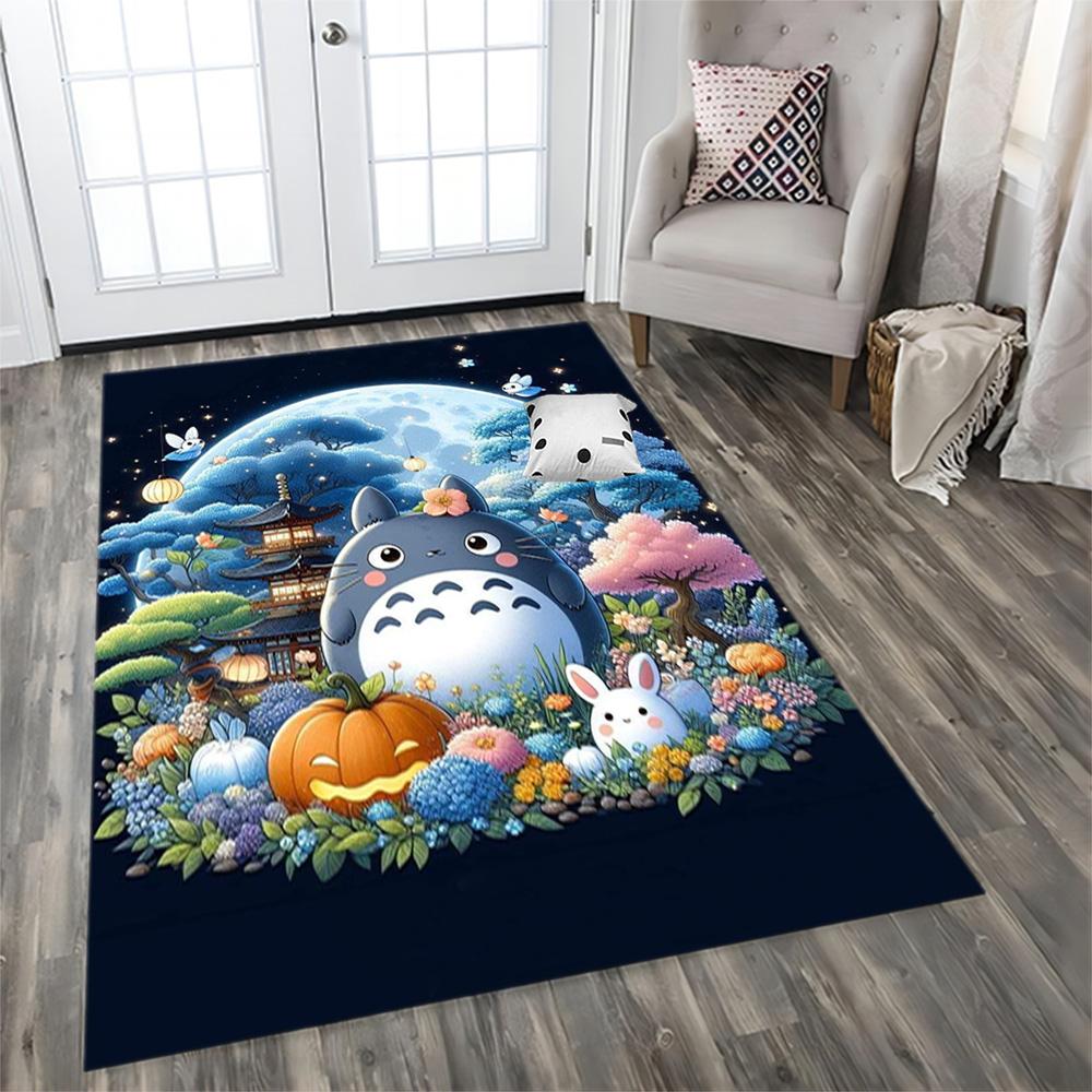 My Neighbor Totoro Fantasy for Living Room rug, Bedroom, Study Room, Hallway Decoration, Perfect for Home Decoration or Holiday Gifts