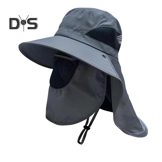 Летняя шляпа с защитой от ультрафиолета для мужчин и женщин, шляпа-ведро с козырьком, защитой шеи и лица, широкополая шляпа рыбака для рыбалки, кемпинга, пешего туризма