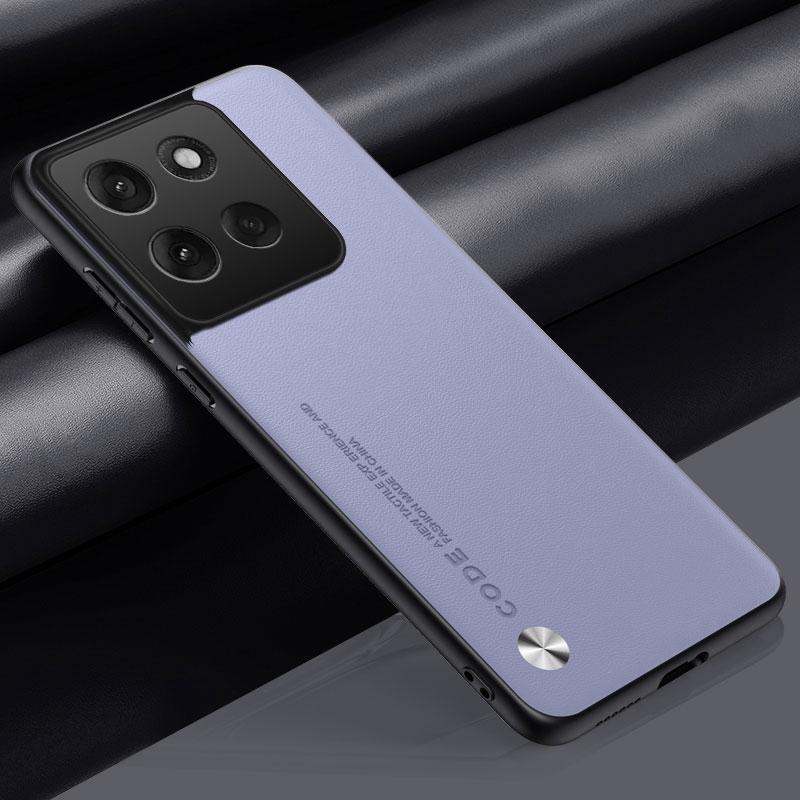 Роскошный ударопрочный чехол из ПУ-кожи для Motorola Moto G86 5G - Защитная задняя крышка в нескольких цветах