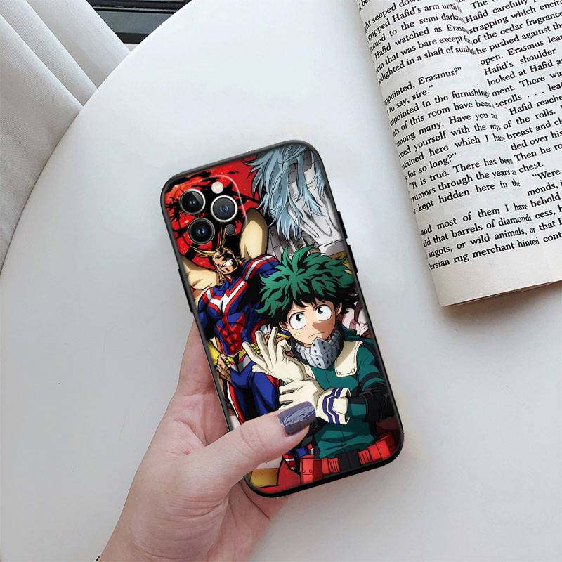 Чехол для телефона ED37 My Hero Academia для iPhone 6 6s 7 8 11 12 13 14 15 XS Pro Max XR X SE Samsung S20 S21 S22 S23 S24 FE Ultra Plus Lite S21S A55