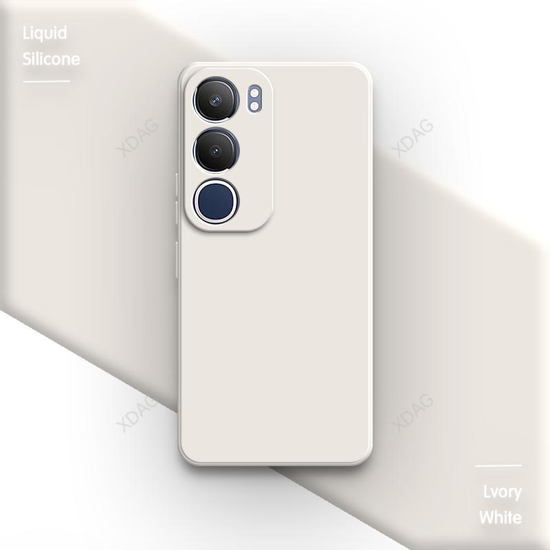 Basic Silicone Case Cover for VIVO Y19S 6.68" V2419 Funda Internal Flocking Original Lens Protection Soft Phone Back Shell Coque