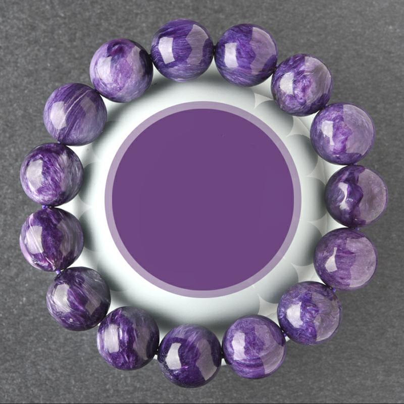 Натуральный высококачественный эластичный браслет с аметистом, браслет с рисунком дракона, аметист, нефрит, браслет для мужчин и женщин, модные подарки для пар