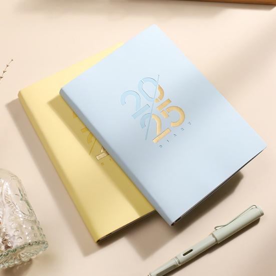 Ежемесячный планировщик, блокнот, повестка дня, дизайн на спирали, ежемесячный вид, плотная бумага, чернила не растекаются