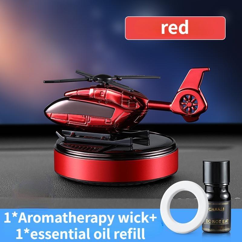 Автомобильный аромат, солнечная ароматерапия, вращающийся вертолет, моделирование автомобиля, освежитель воздуха, диффузор, парфюм, подарок, авто аксессуары для интерьера