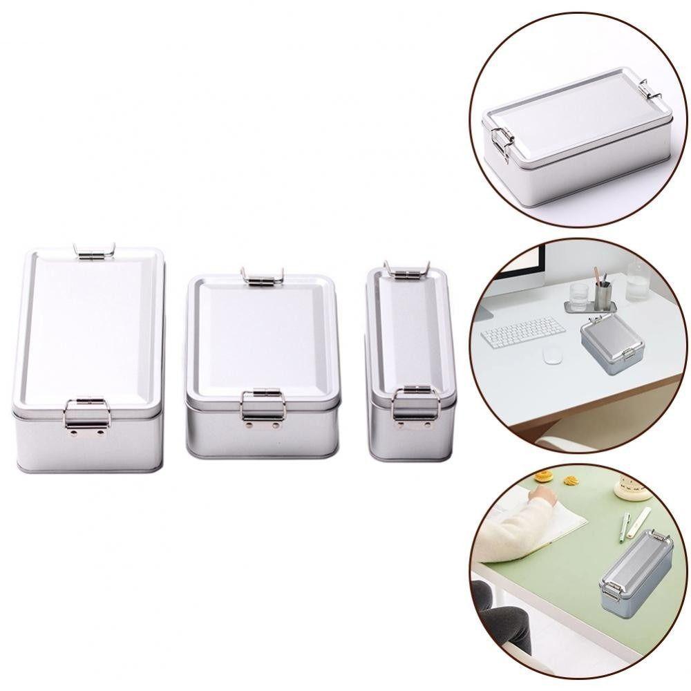 Old-fashioned Rectangular Iron Box Metal Buckle Iron Box High Quality Candy Box