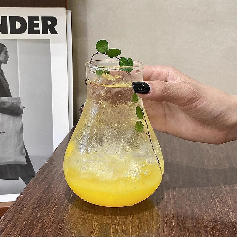 250 мл-865 мл INS стеклянная чашка в форме ананаса кофейная кружка прозрачная коктейль бар напитки газированная вода соки кружки чашка посуда для напитков