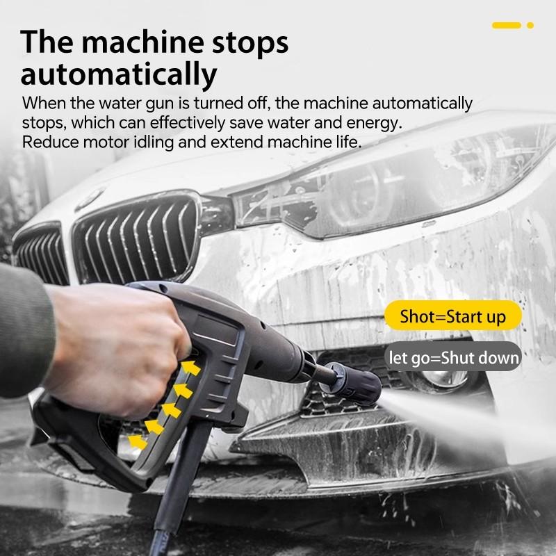 220 В бытовой водоструйный очиститель высокого давления беспроводной распылитель воды воздушный насос портативная машина для мойки автомобилей