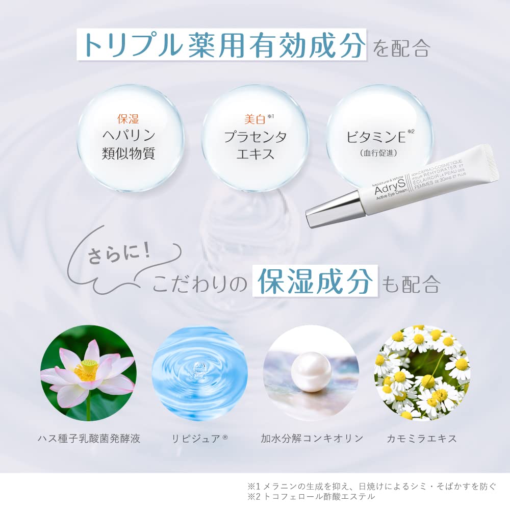 Taisho Pharmaceutical AdryS Active Eye Cream Крем для век 15 г Квази-лекарство