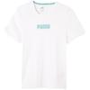 Puma Train Logo Short Sleeve Round Neck Comfortable Fashionable Versatile T-Shirt Women Tops White 52163402