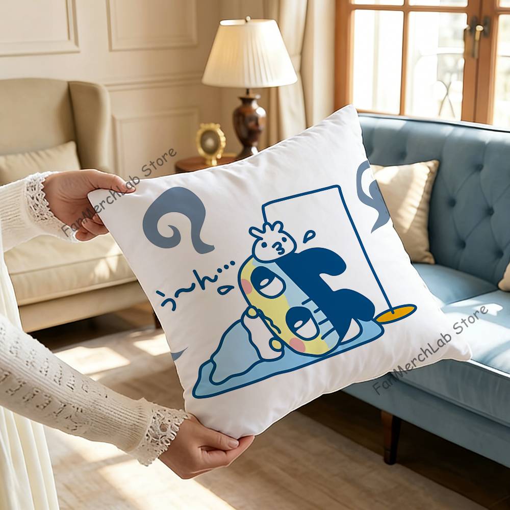 TTamagotchi MMametchi Pillow Case For Sofa Decor Car Office Room Printing Cushion Cover Decorations and Protector