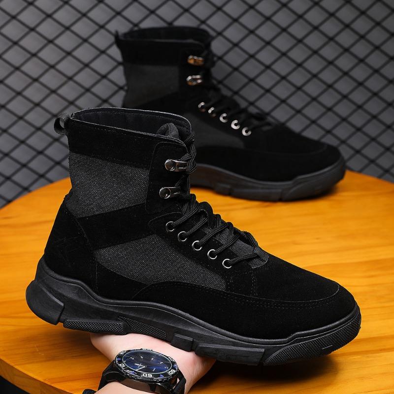 Мужские тактические ботинки для тренировок на открытом воздухе, высокие ботинки для пустыни, камуфляжные ботинки для скалолазания и походов для мужчин, парусиновые ботинки на платформе