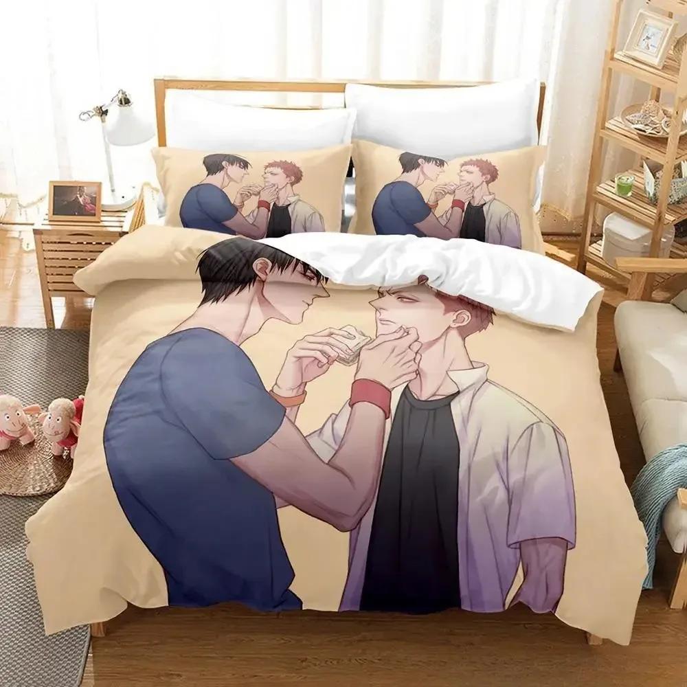 Комплект постельного белья Anime 19 Days Single Twin Full Queen King Size Bed Set Adult Kids Bedroom Duvet Cover Sets 3D Anime Bed Sheet Set