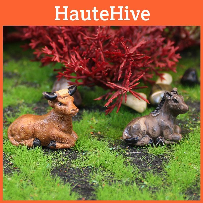 Animal Cattle Horses Resin Art Piece For Event And Celebrations Holiday