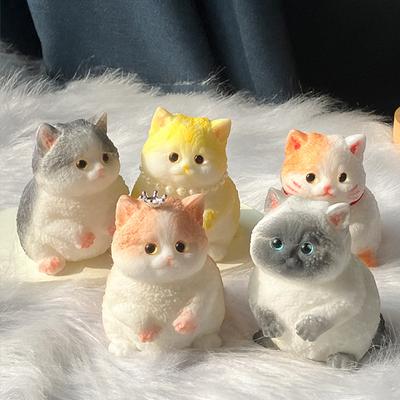 Милый Пухлый Кот Рыжий Кот Сиамский Кот Плюшевый Мягкий Сквиши Девочка Ребенок Подарок на День Рождения Непоседа Мягкая Игрушка Питомец Украшение