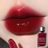 Новый желейный зеркальный блеск для губ, водный блеск для губ, сексуальный красный оттенок для губ, жидкая помада, увлажняющая натуральная красота, макияж для губ