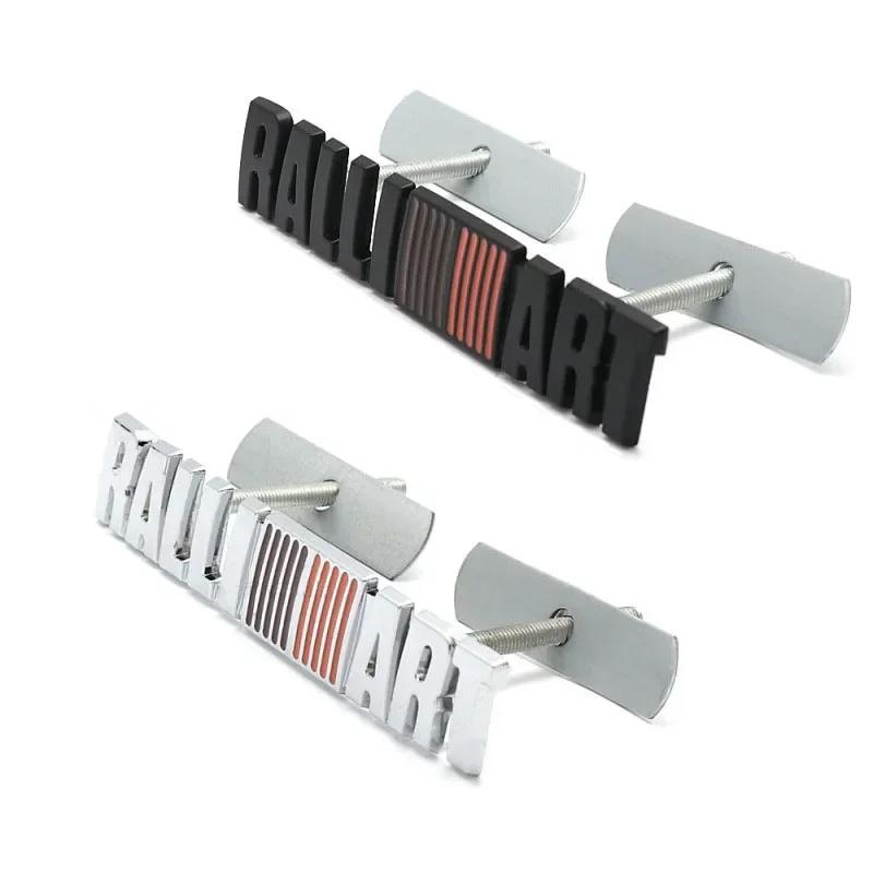 Metal Car Front Grille Emblem for Mitsubishi ASX EVO Lancer Ralliart Montero Mirage L300 Outlander Rear Trunk Badge Sticker