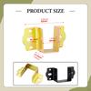 2 Pieces Bed Rail Fittings Frame Brackets Supplies for Bunk Beds Headboard Professional Easy