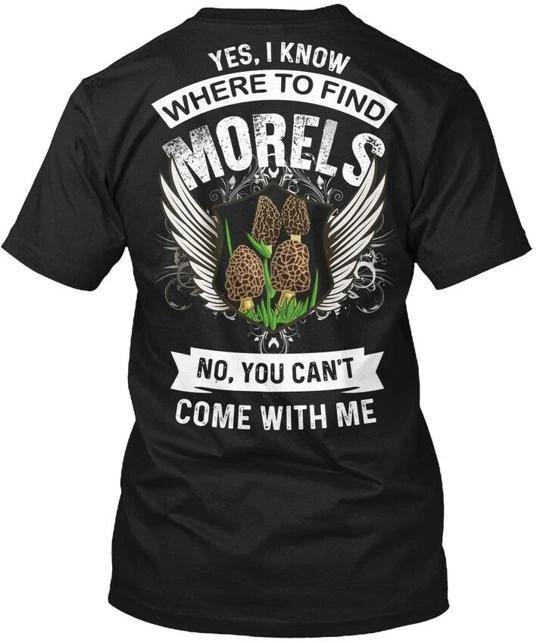 Футболка T- Да, я знаю, где найти сморчки, Нет, ты не можешь TT Made in USA Размер от S до 5XL