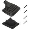 Manual Shifter Rubber Boot W/Mounting Bracket Compatible For F150 F250 F350 Bronco 1990 1991 1992 1993 1994 1995 1996 1997 Manual Transmission Gear