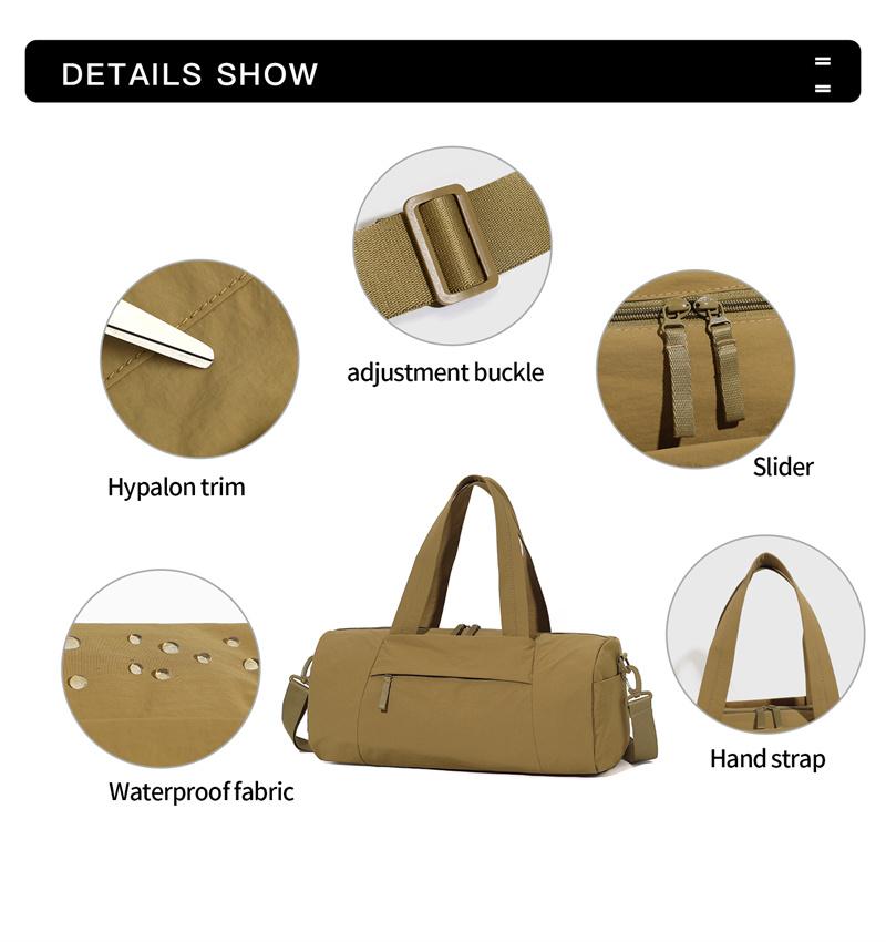 Дорожная сумка для мужчин и женщин, сумка для багажа, спортивная, тренировочная, сумка для йоги, сухая, влажная, разделительная, сумка через плечо на короткие расстояния