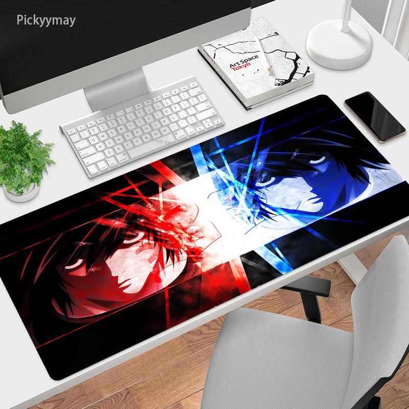 Мм XXL игровой коврик для мыши Death Note большой резиновый геймерский настольный ковер аниме компьютерный коврик для мыши ПК клавиатура настольные игровые коврики
