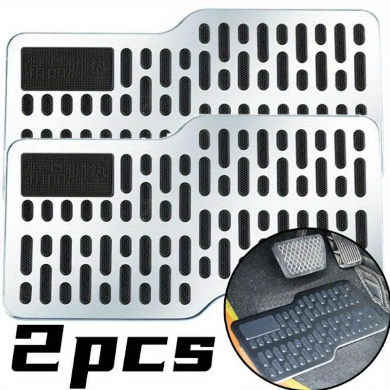 2 шт. Автомобильная подставка для ног, педальная пластина, напольные коврики, нескользящая нержавеющая накладка для пятки для грузовика, внедорожника, автомобиля, ремонт, защитный коврик для ног