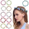 Flowers Leaves Headbands Bohemia Garland Flower Crown Girls Floral Wreath Bridal Halo Headpiece