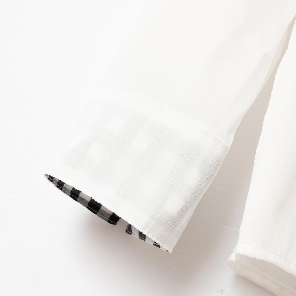 Camel Spring and Autumn New Fashion Men's Fashion Check Color Block Business Slim Fit Casual Shirt Embroidered Brand Long Sleeved Shirt