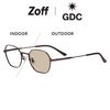 Zoff Photochromic Sunglasses GDC Photochromic Lenses with UV for Men and Women Wellington-style (Brown, ZY252G08_43E1) [WEB Exclusive] Protection,