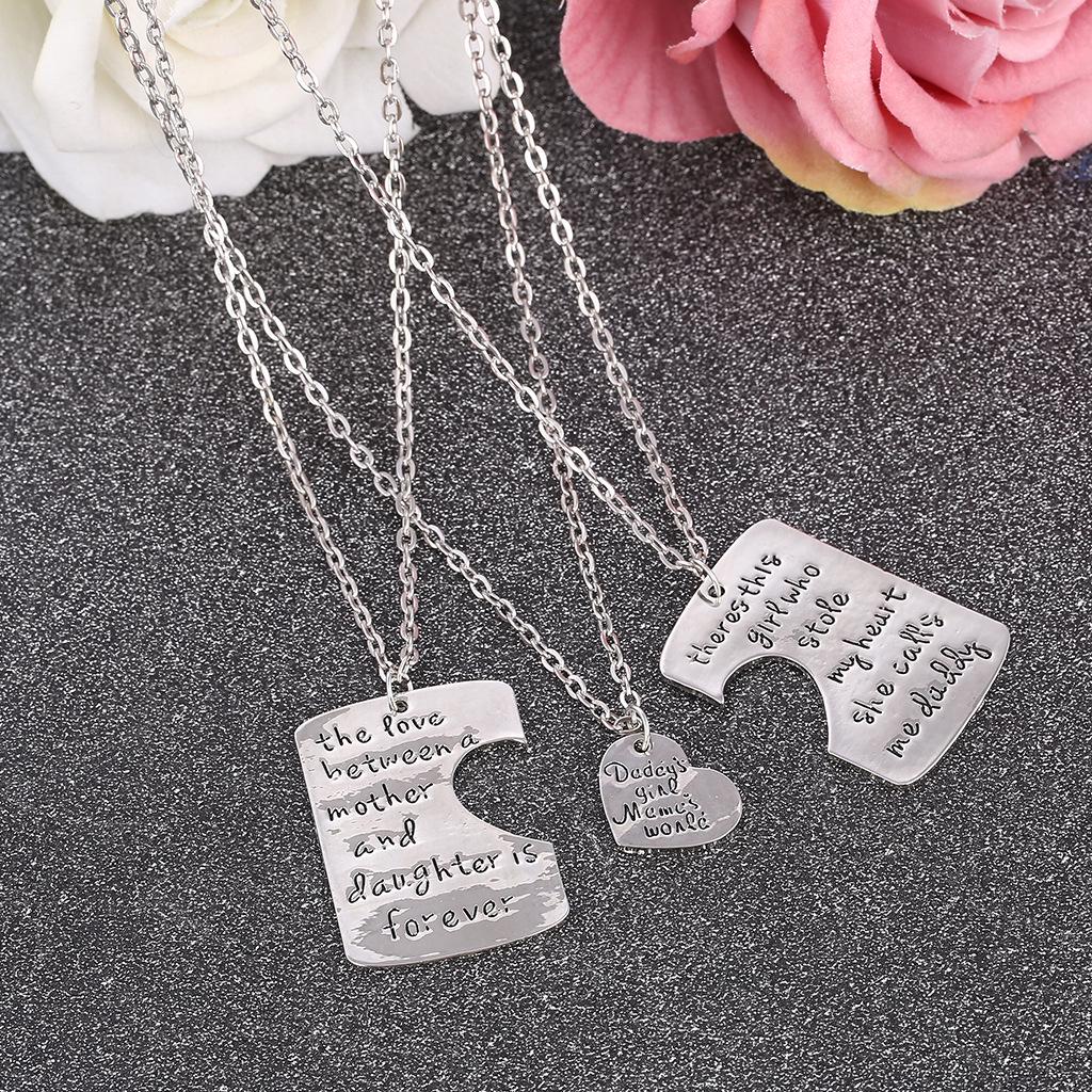 Новый рекламный набор из 3 предметов BFF с разделенным сердцем, разбитым сердцем, хороший друг, набор для вышивания, лучшие друзья навсегда, любовь, кулон, ожерелье