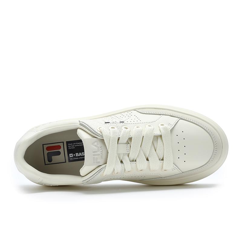 Fila Victoria Повседневные Минималистичные Универсальные Однотонные Кроссовки Женские Кроссовки Молочно-Белые F12W431205FAW