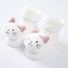 Весенне-осенние детские носки Очаровательные плюшевые мультяшные котики Декор Напольные носки Новорожденный Младенец Хлопок Мягкие Удобные Домашние Короткие Носки