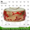 Традиционный китайский барабан из красной воловьей кожи Zhan Ye